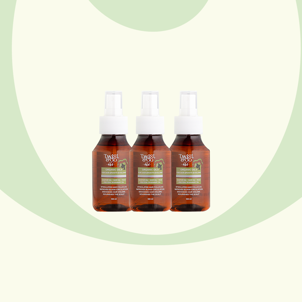 Triple Organic Growth Oil Set