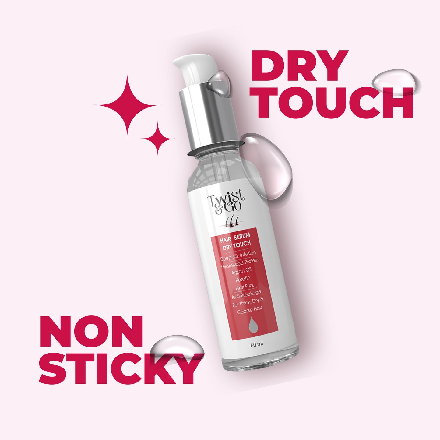 Twist & Go Hair Serum Dry Touch 60ML