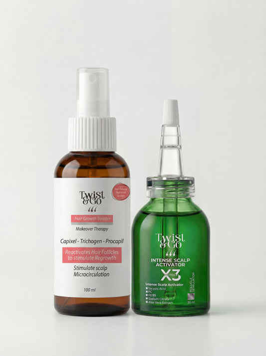 روتين إحياء فروة الرأس وبديل الأمبولات