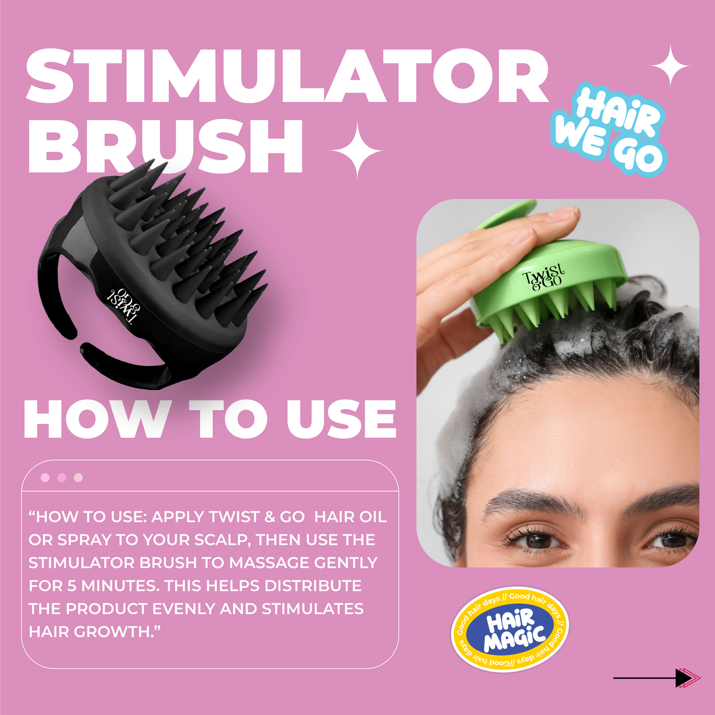 Stimulator Brush (purple)