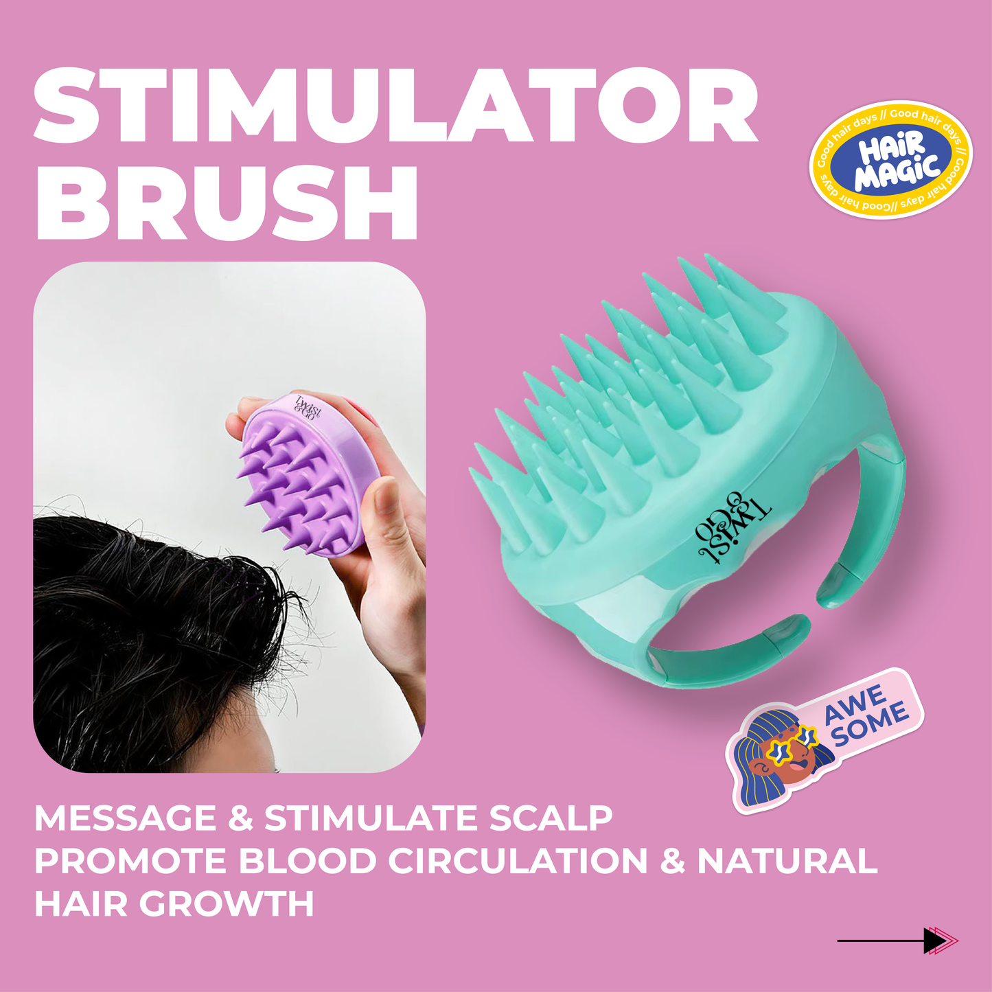 Stimulator Brush (purple)